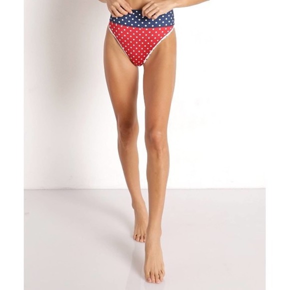 Beach Riot Other - Beach Riot Emmy Bikini Bottom Polka Dot NWOT